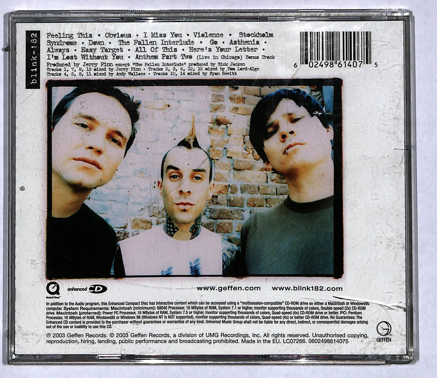 EBOND Blink-182 - Blink-182 CD CD114906