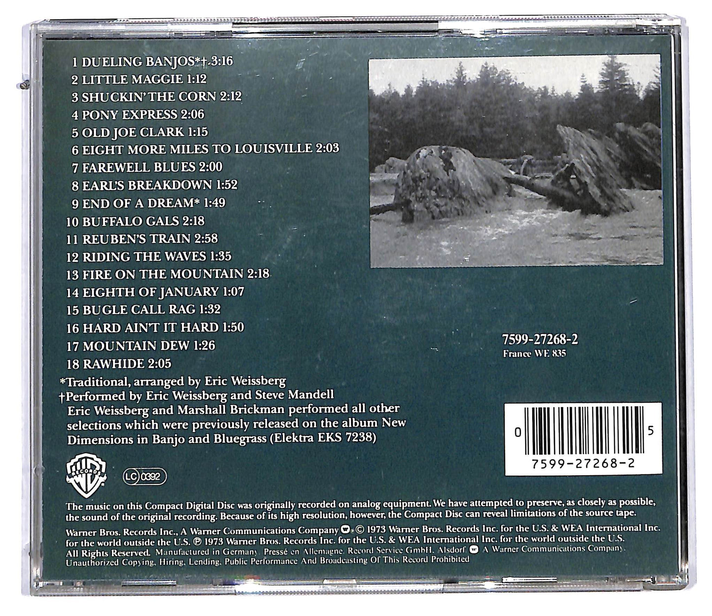 EBOND Eric Weissberg And Steve Mandell - Dueling Banjos Soundtrack CD CD114917