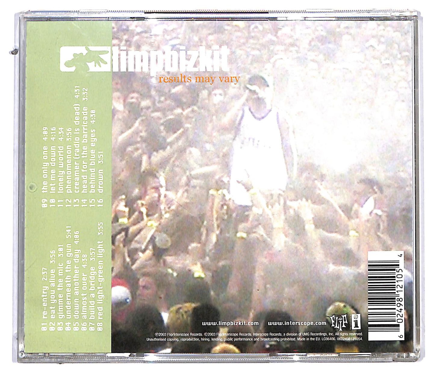 EBOND Limp Bizkit - Results May Vary CD CD114925