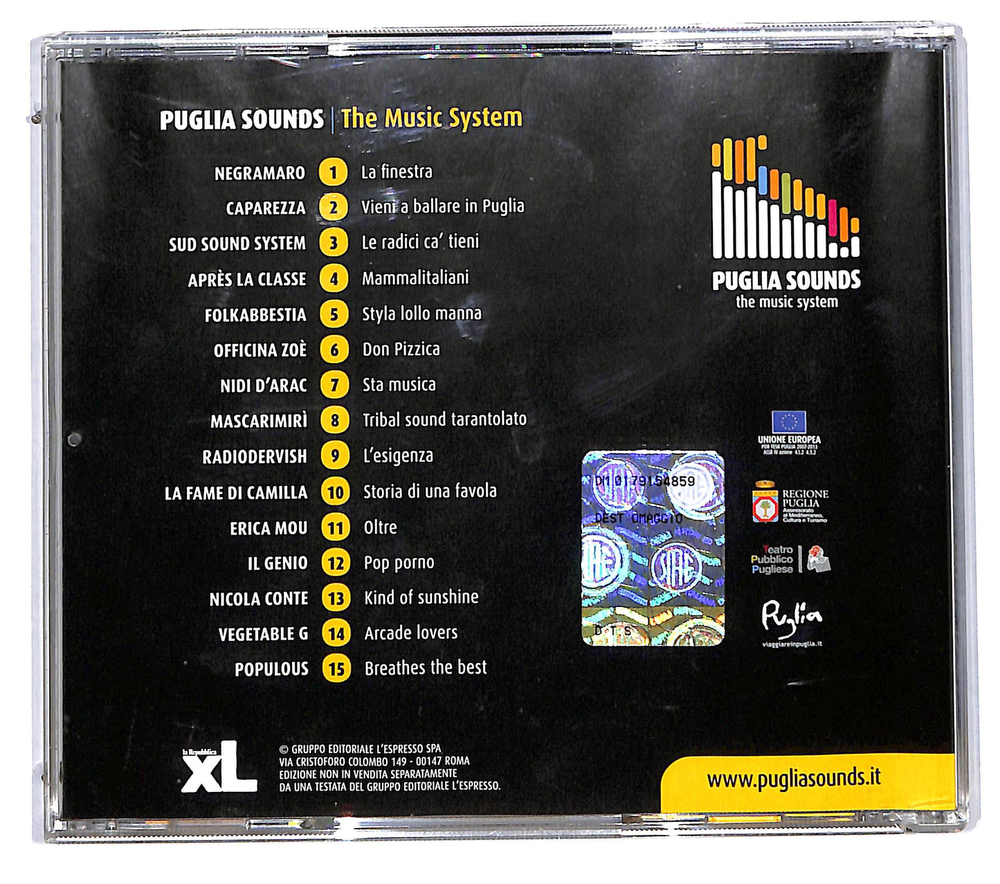 EBOND Various - Puglia Sounds - The Music System CD CD114950