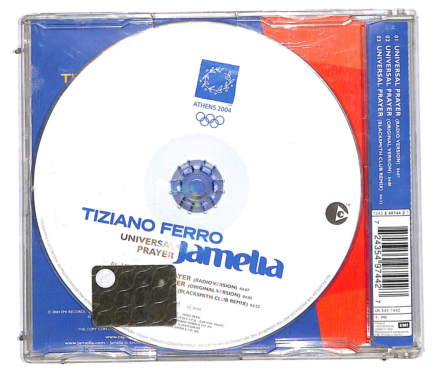 EBOND Tiziano Ferro - Jamelia - Universal Prayer CD CD115026