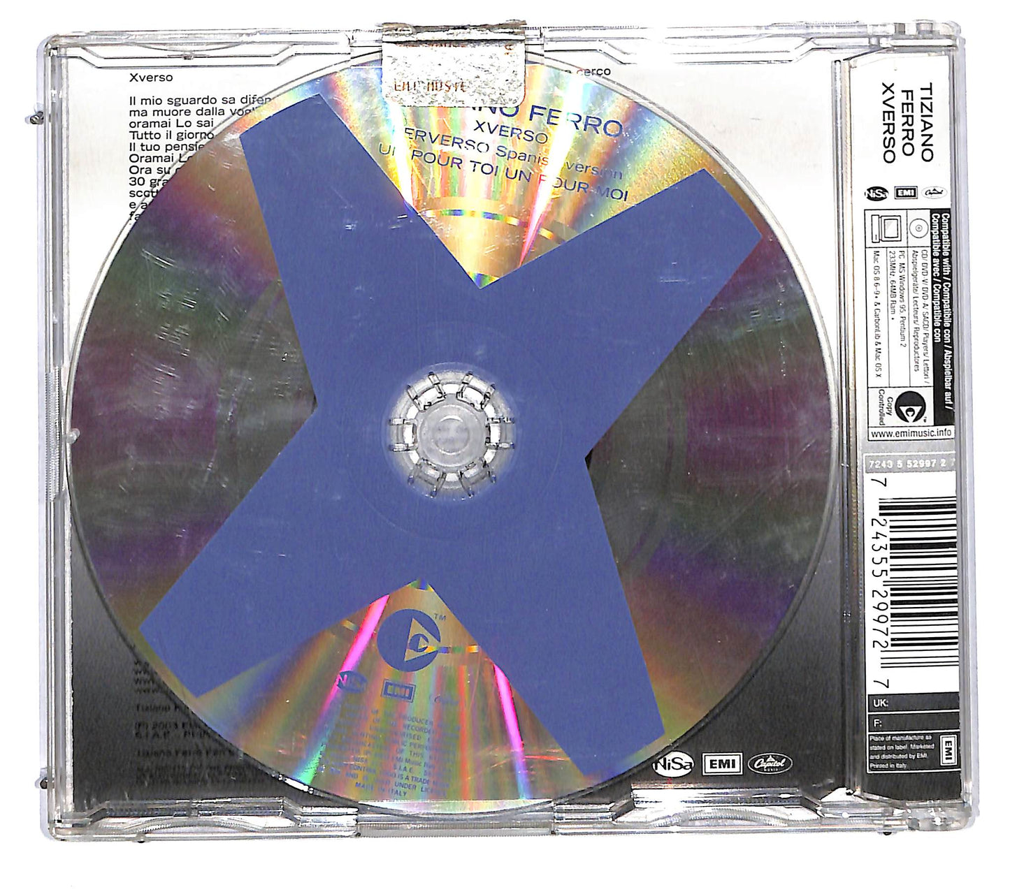 EBOND Tiziano Ferro - Xverso CD CD115042