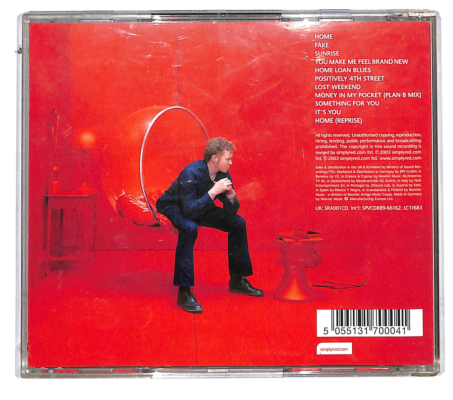 EBOND Simply Red - Home CD CD115068