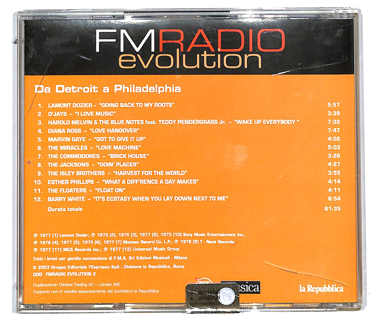EBOND FMRADIO Evolution - Da Detroit A Philadelphia vol 2 EDITORIALE CD CD115127