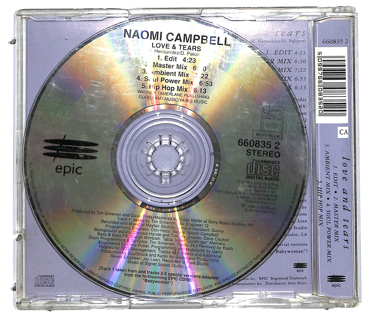 EBOND Naomi Campbell - Love And Tears CD CD115146