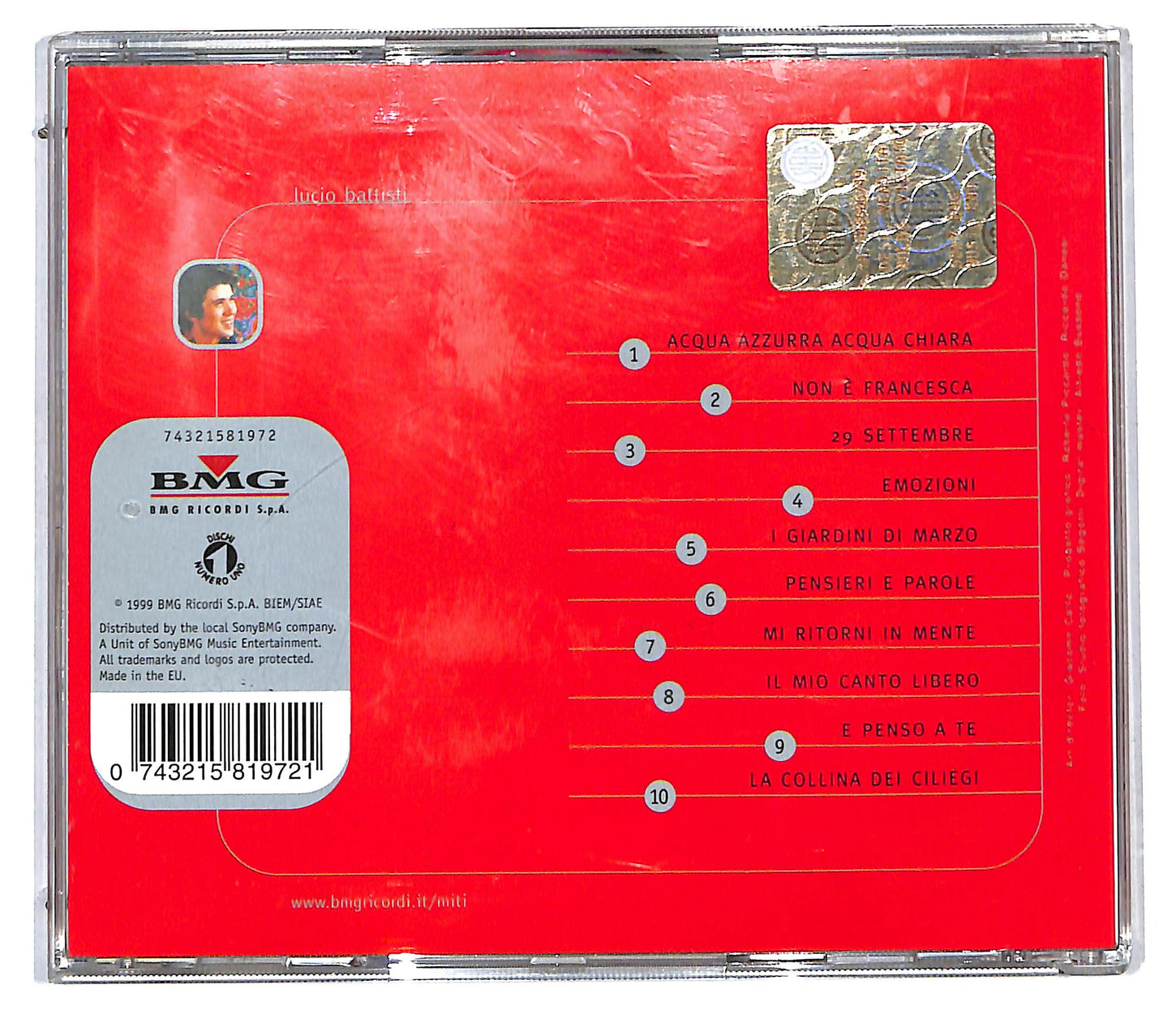 EBOND Lucio Battisti - Lucio Battisti CD CD115151