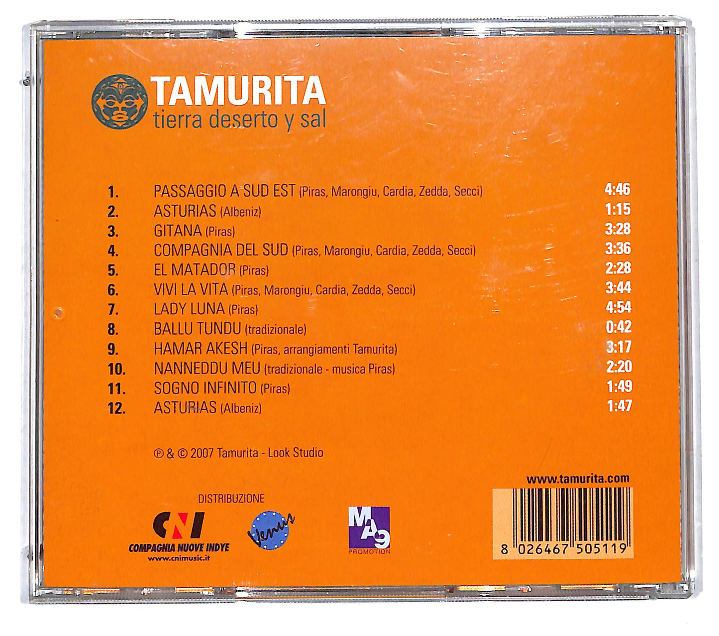EBOND Tamurita - Tierra Deserto y Sal CD CD115153