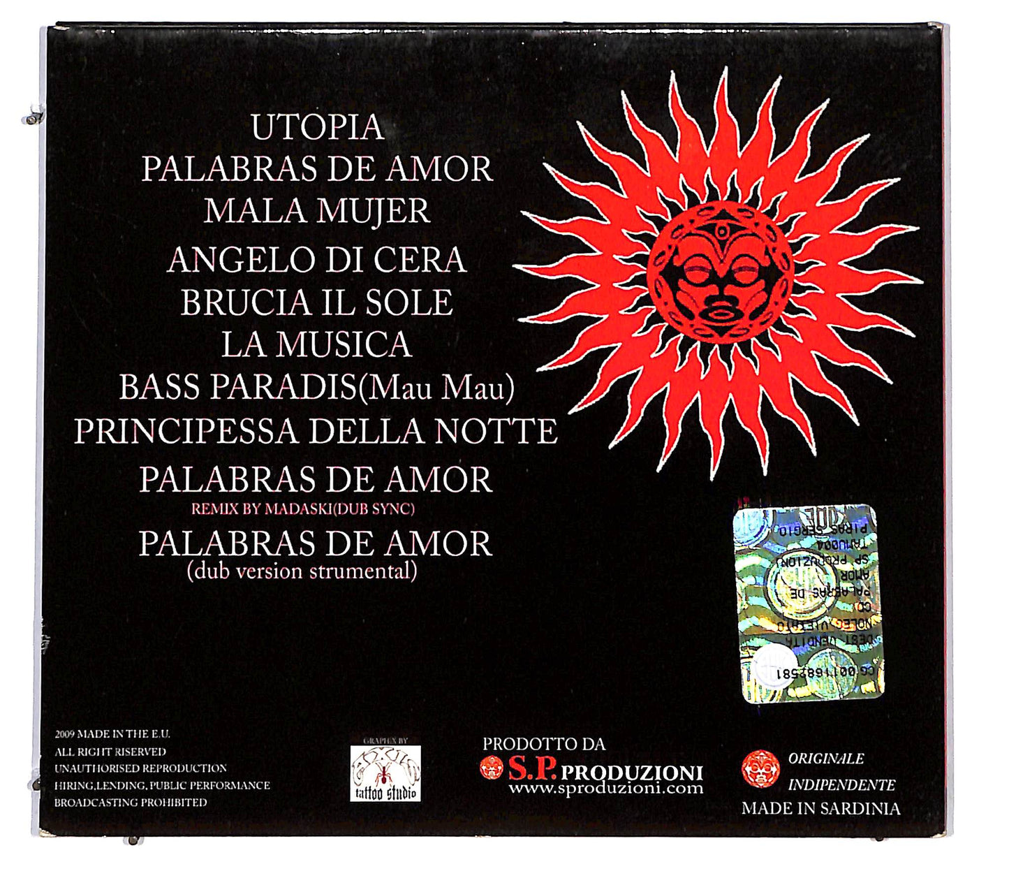 EBOND Tamurita - Palabras De Amor DIGIPACK CD CD115161