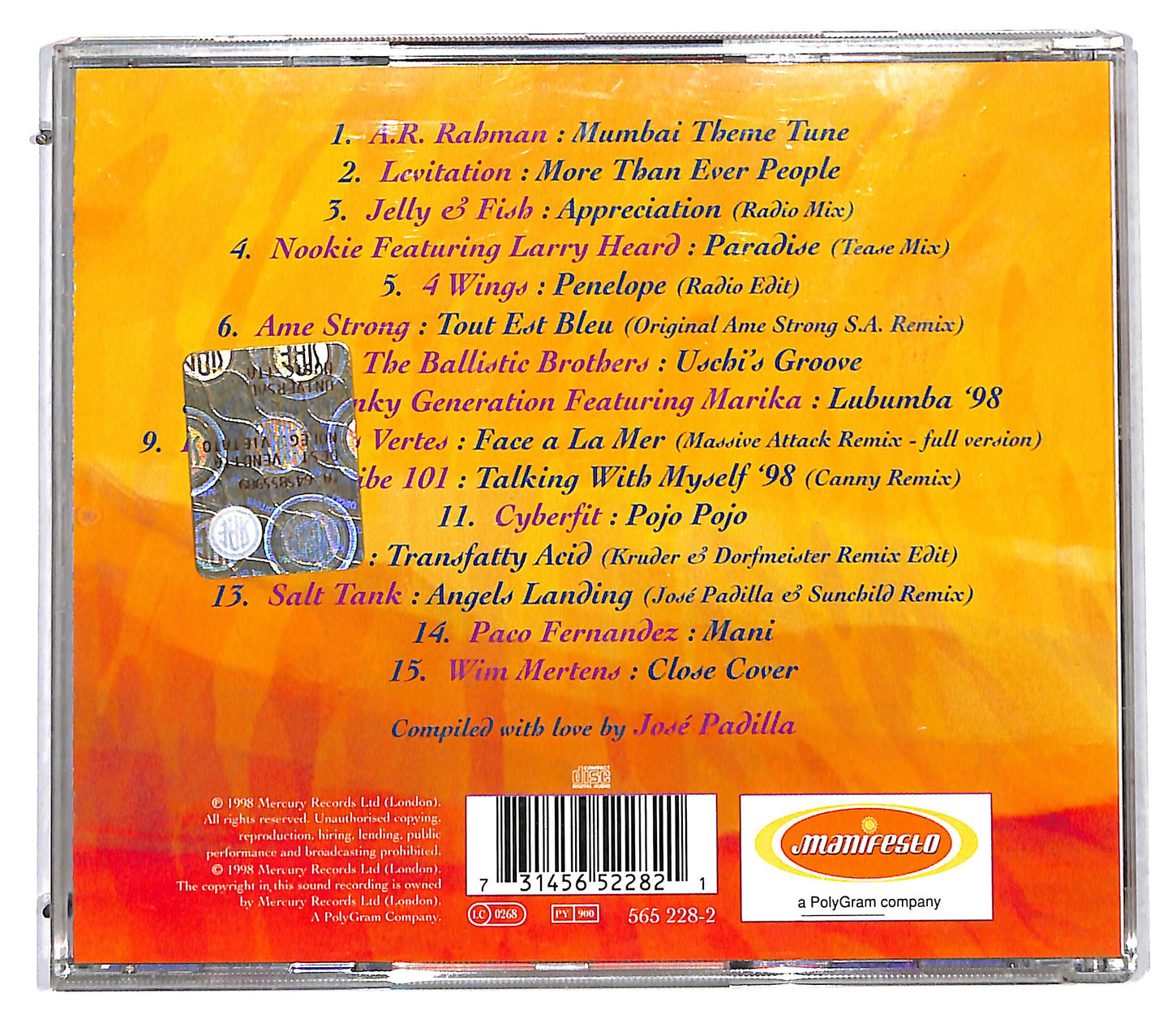 EBOND Various - Cafe Del Mar - Volume Five CD CD115206