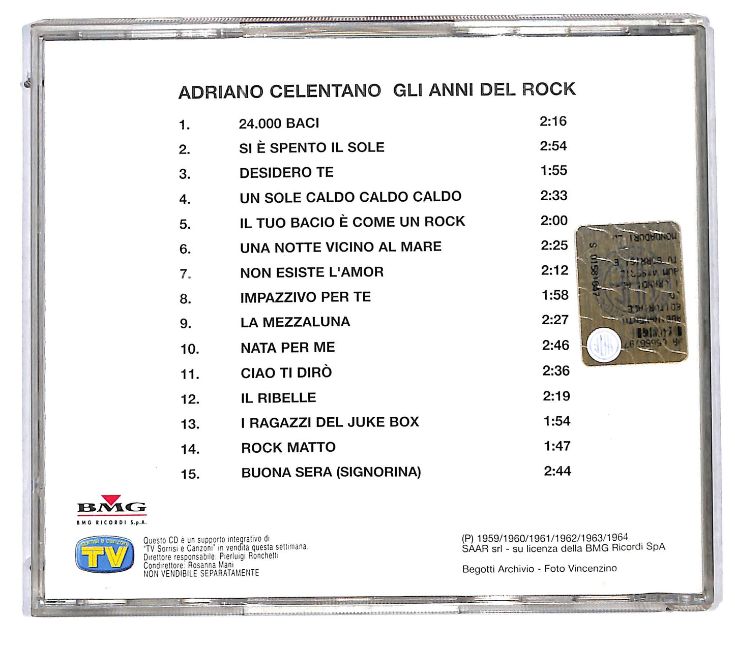 EBOND Adriano Celentano - Gli Anni Del Rock CD CD115241