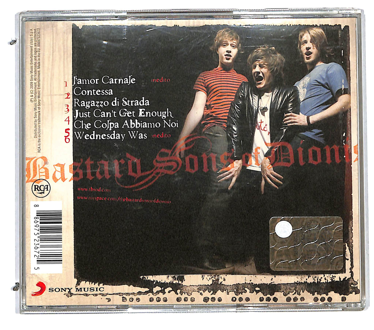 EBOND The Bastard Sons Of Dioniso - L'Amor Carnale CD CD115328