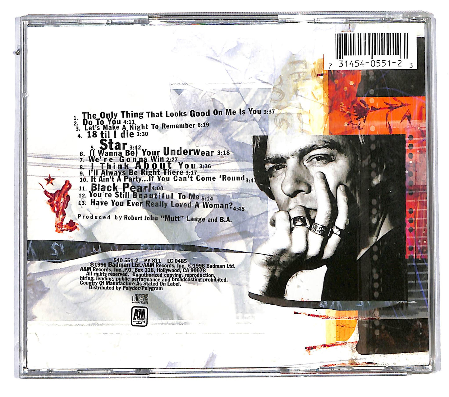 EBOND Bryan Adams - 18 Til I Die CD CD115404