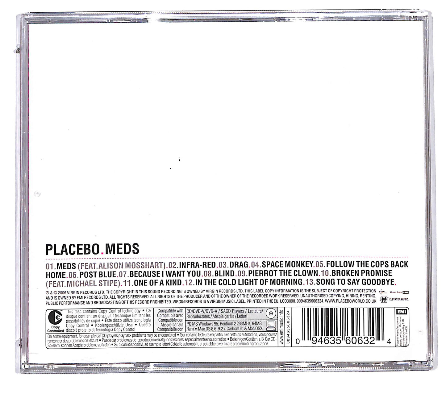 EBOND Placebo - Meds CD CD115411