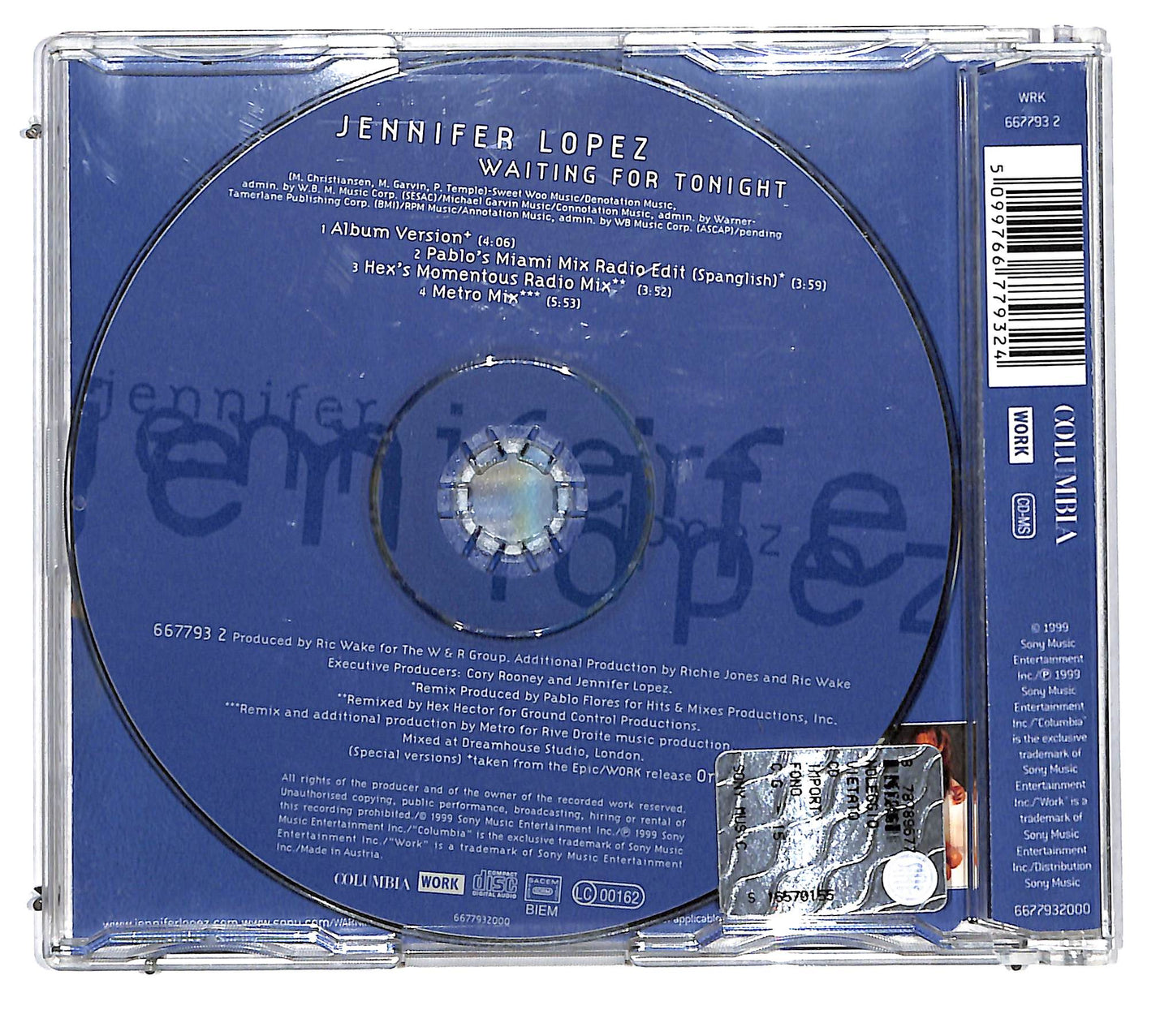 EBOND Jennifer Lopez - Waiting For Tonight CD CD115440