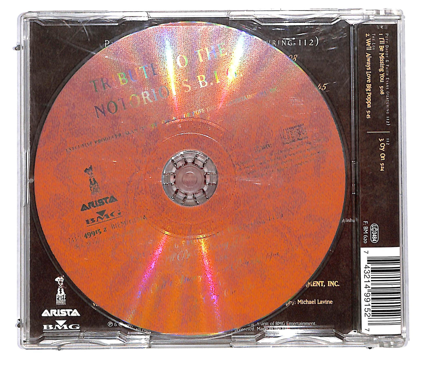 EBOND Puff Daddy & Faith Evans - Tribute To The Notorious B.I.G. CD CD115534