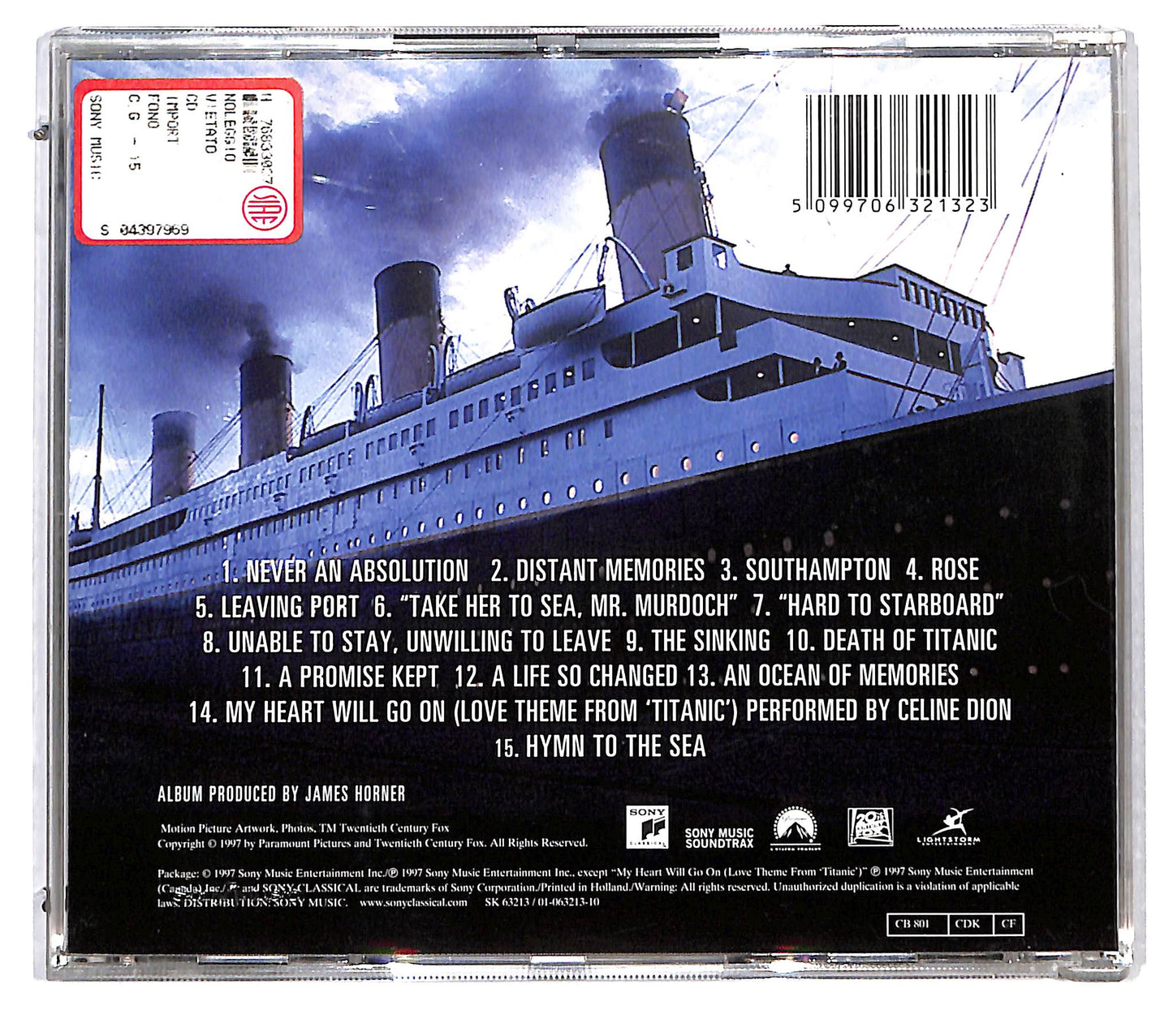 EBOND James Horner - Titanic (music From The Motion Picture) CD CD115616