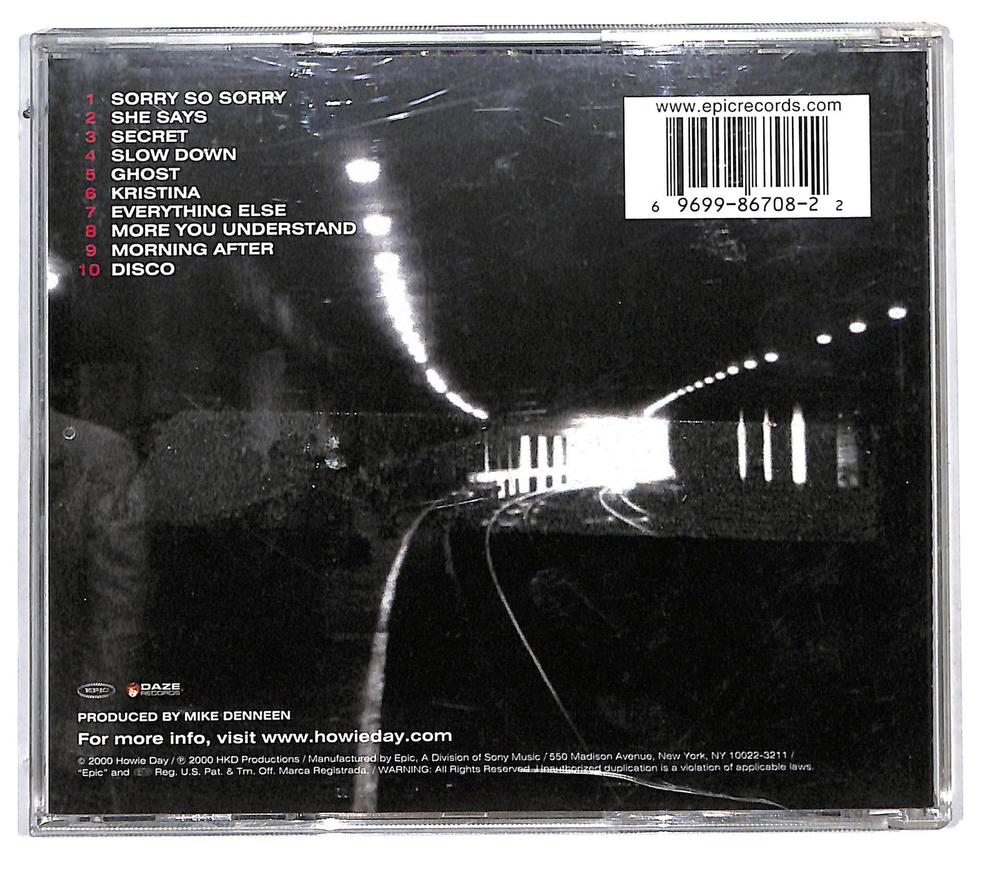 EBOND Howie Day - Australia EDIZIONE SPECIALE CD CD115626