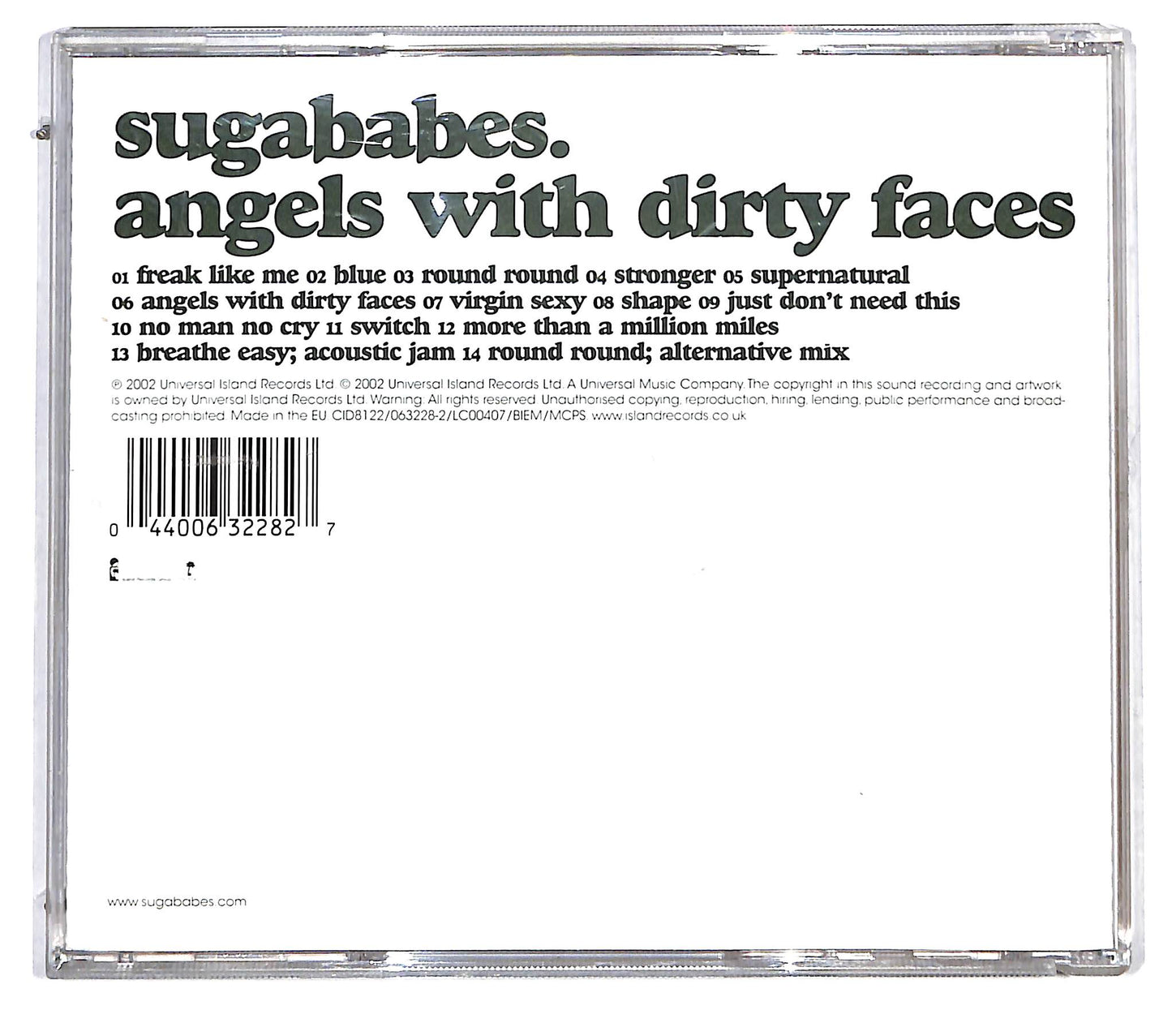EBOND Sugababes - Angels With Dirty Faces CD CD115635