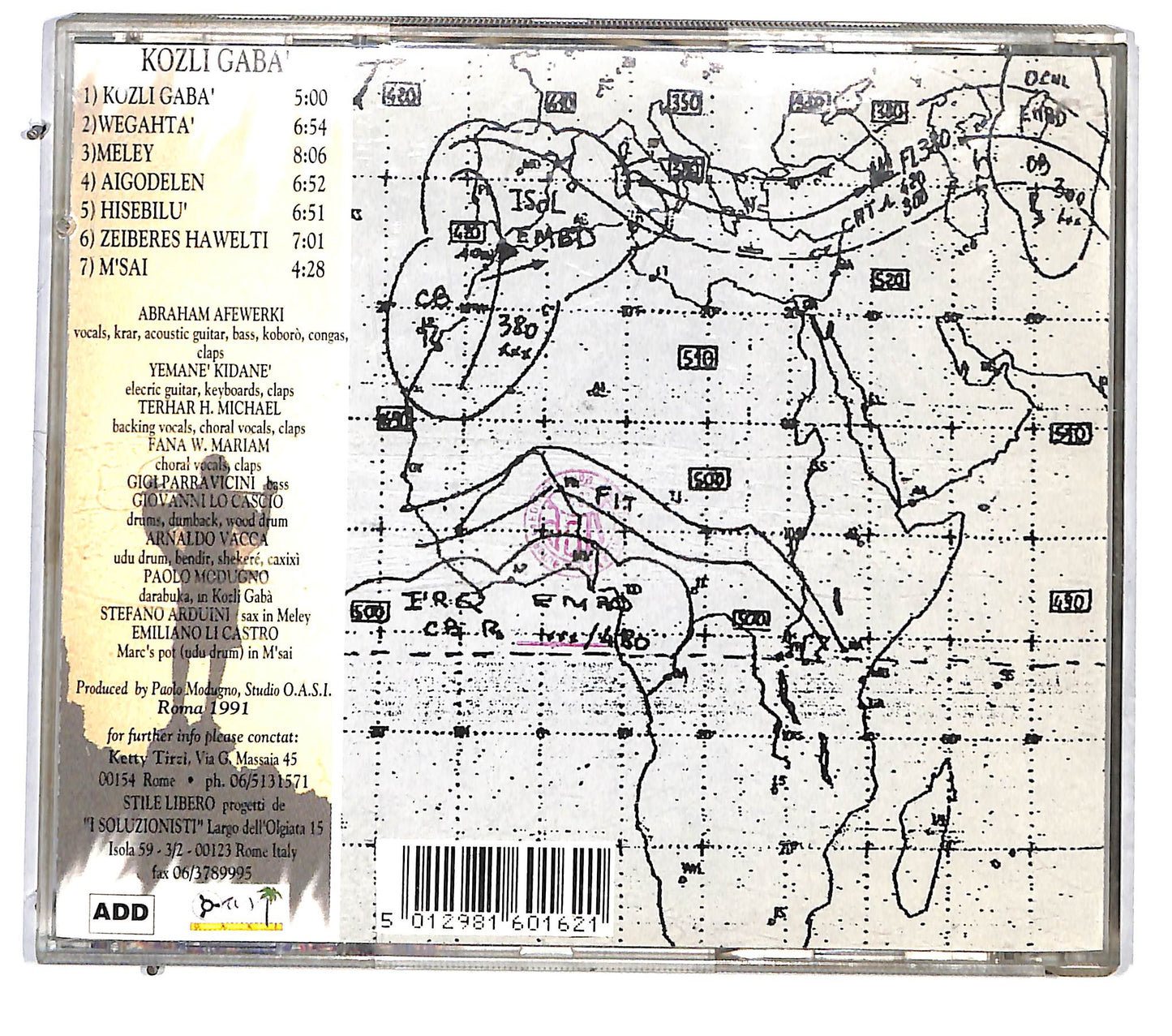 EBOND Abraham Afewerki - Kozli Gaba CD CD115636