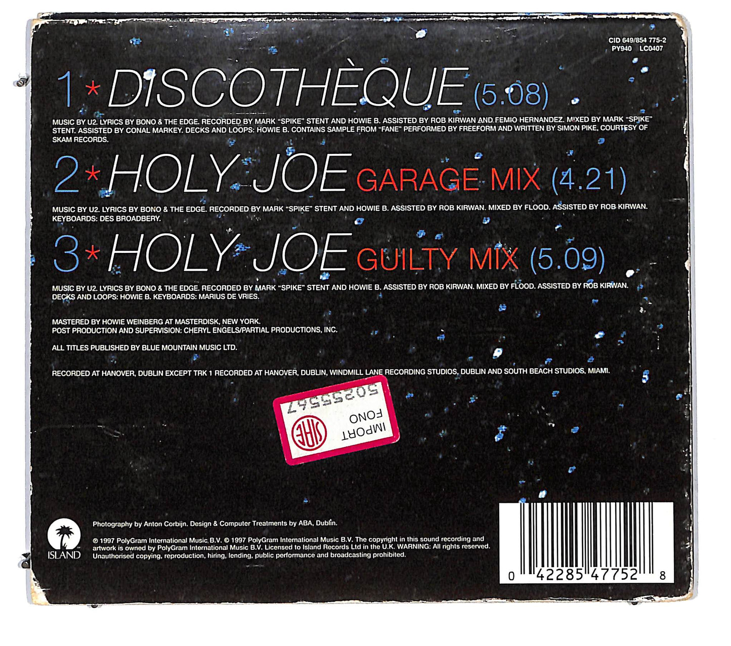 EBOND U2 - Discotheque DIGIPACK CD CD115702