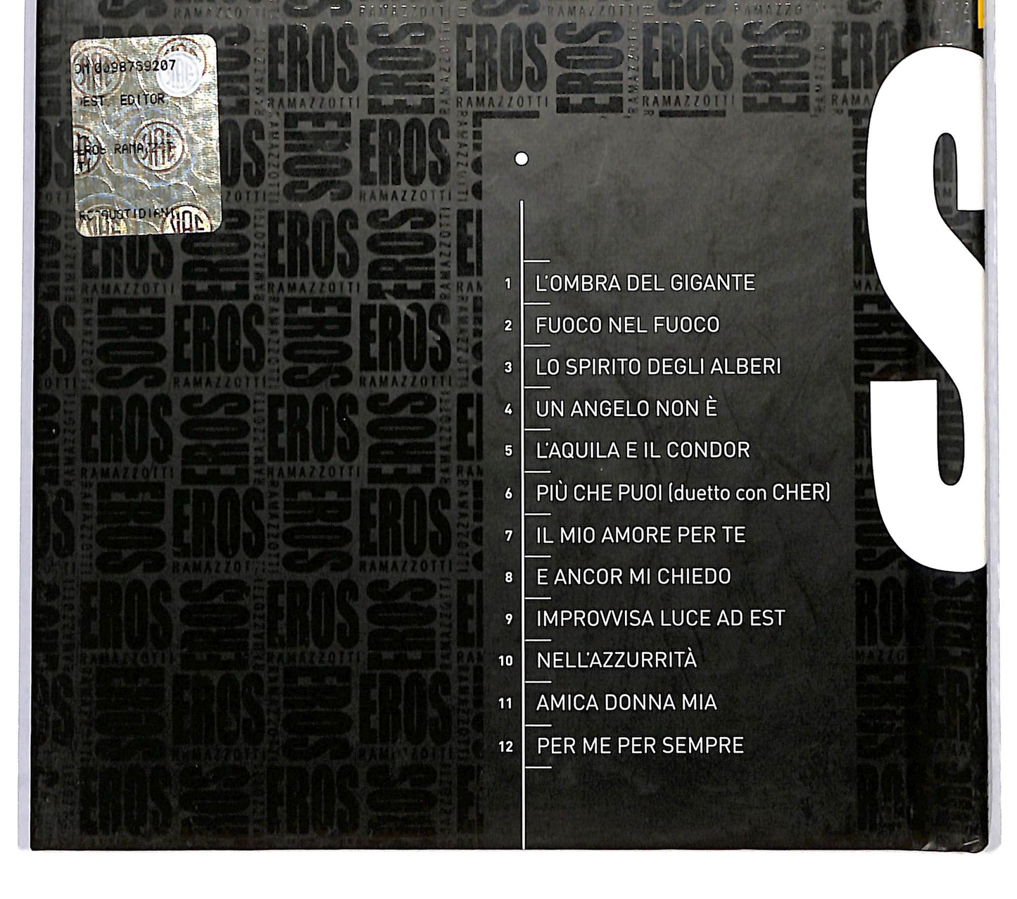 EBOND Eros Ramazzotti EDITORIALE CD CD115746
