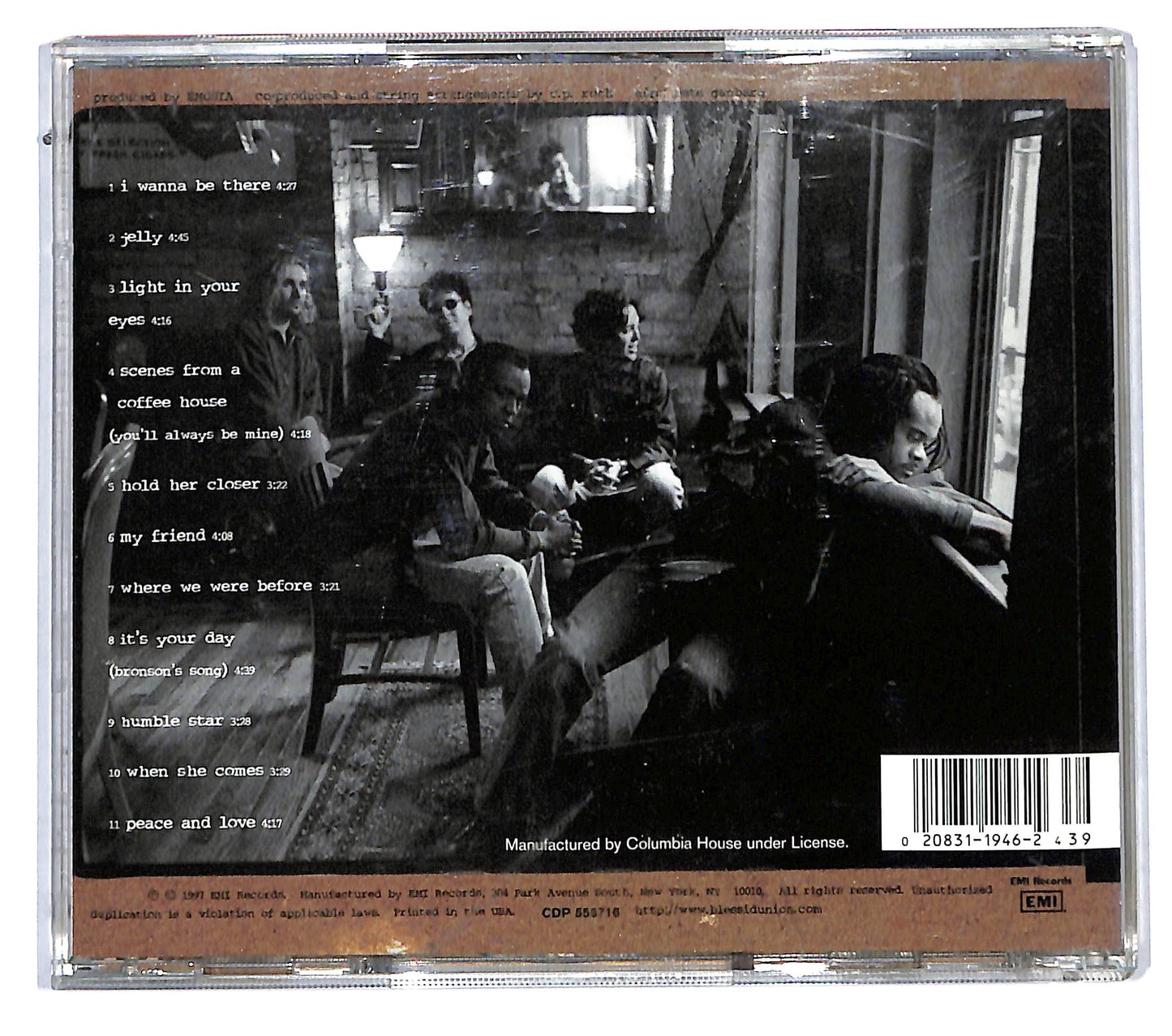 EBOND Blessid Union Of Souls - Blessid Union Of Souls CD CD115824
