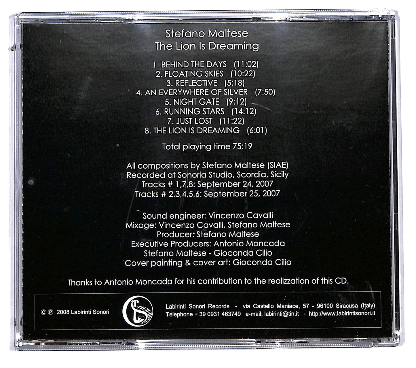 EBOND Stefano Maltese Featuring Keith Tippett - The Lion Is Dreaming CD CD115929