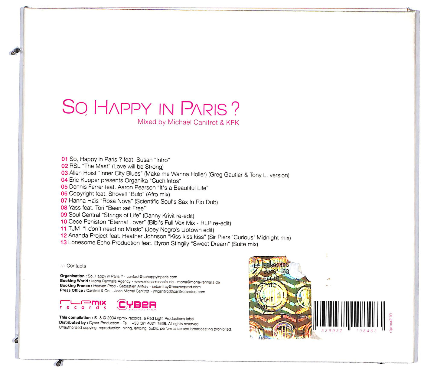 EBOND RLP - So, Happy In Paris ? CD CD115931