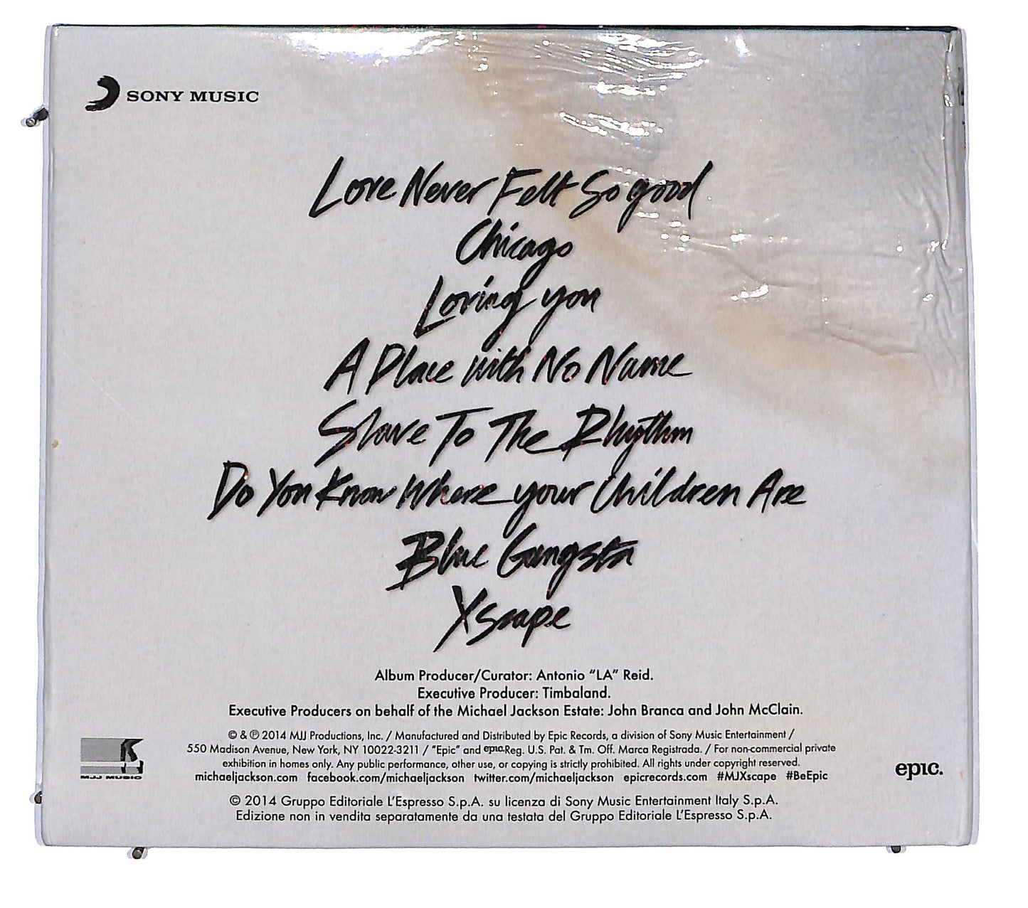 EBOND Michael Jackson - Xscape DIGIPACK CD CD115936