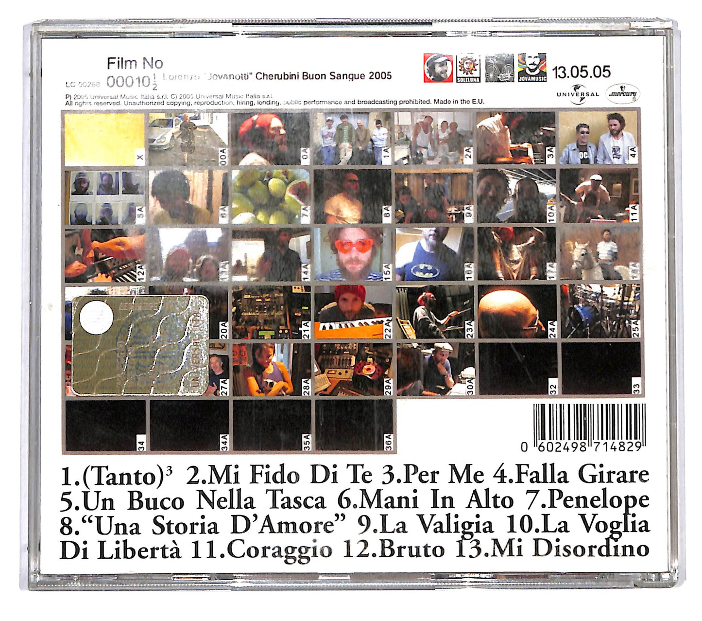 EBOND Lorenzo 'Jovanotti' Cherubini - Buon Sangue 2005 CD CD115964