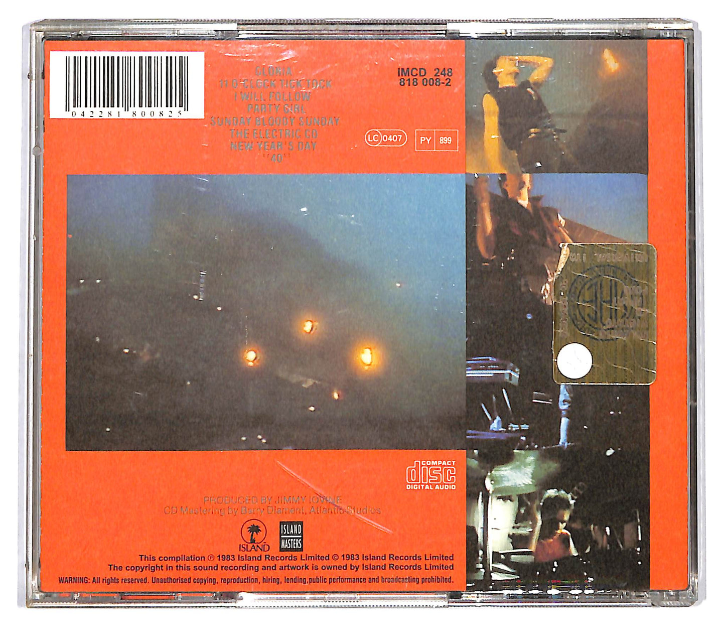 EBOND U2 - Under A Blood Red Sky CD CD116011