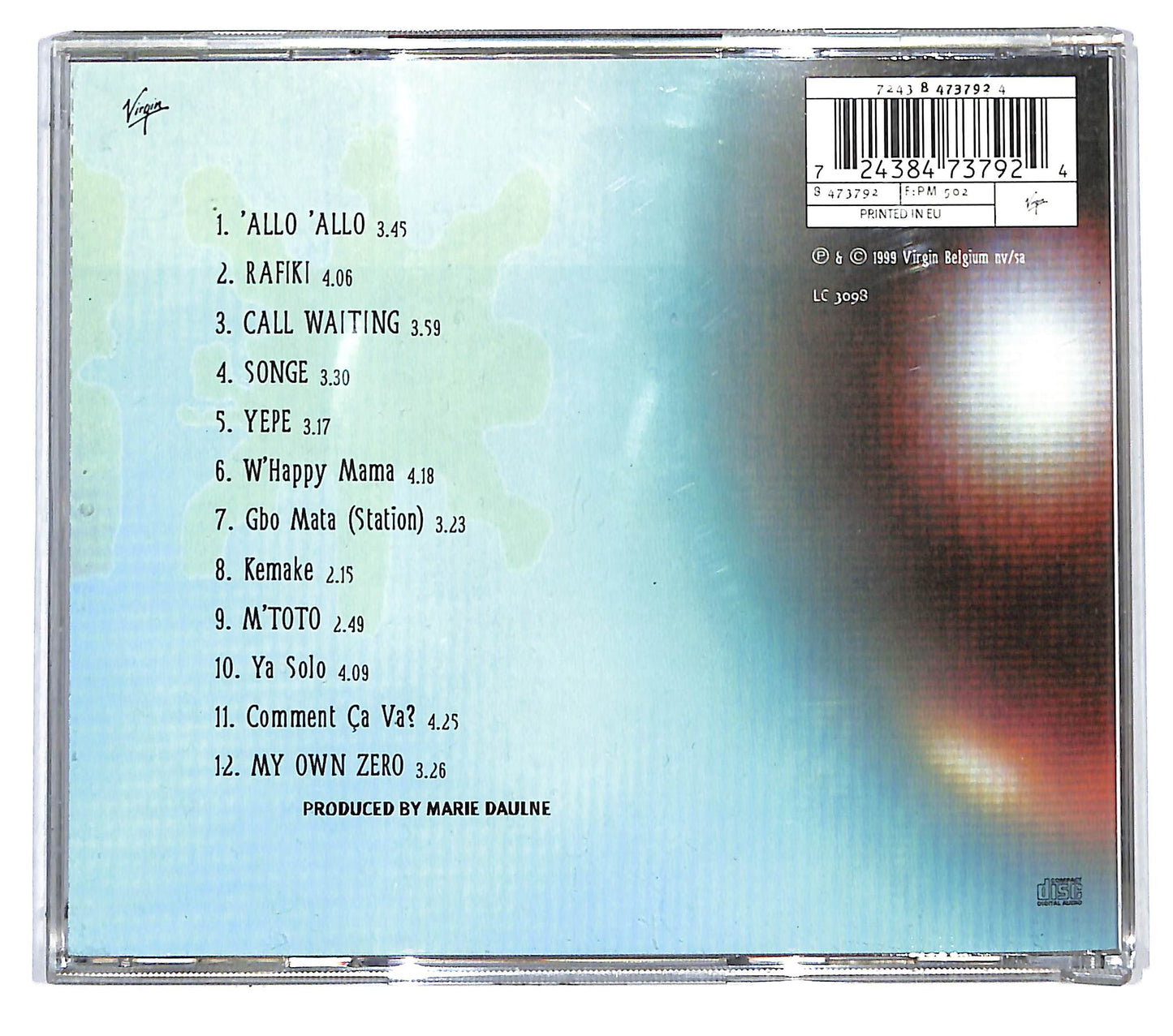 EBOND Zap Mama - A Ma Zone CD CD116033