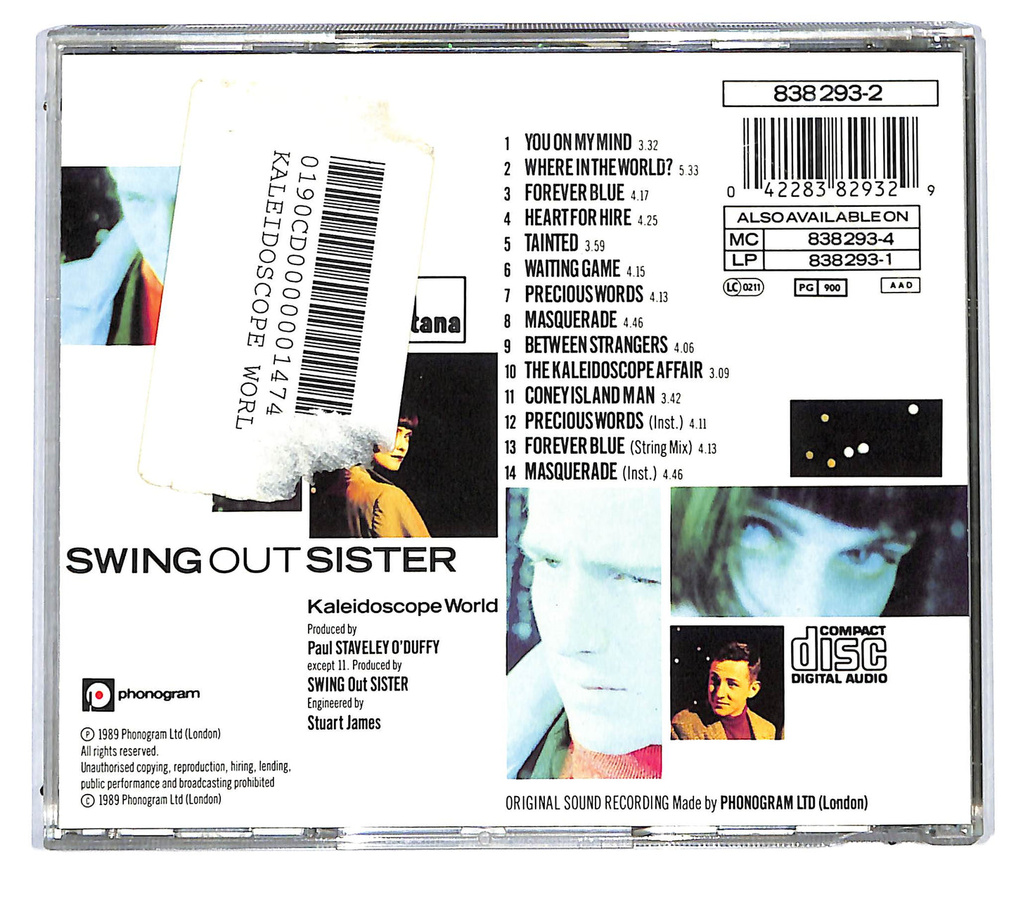 EBOND Swing Out Sister - Kaleidoscope World CD CD116035