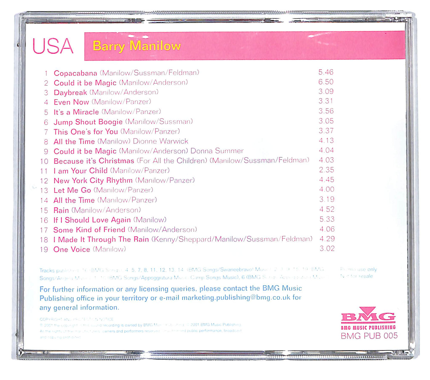 EBOND Barry Manilow - Barry Manilow CD CD116044