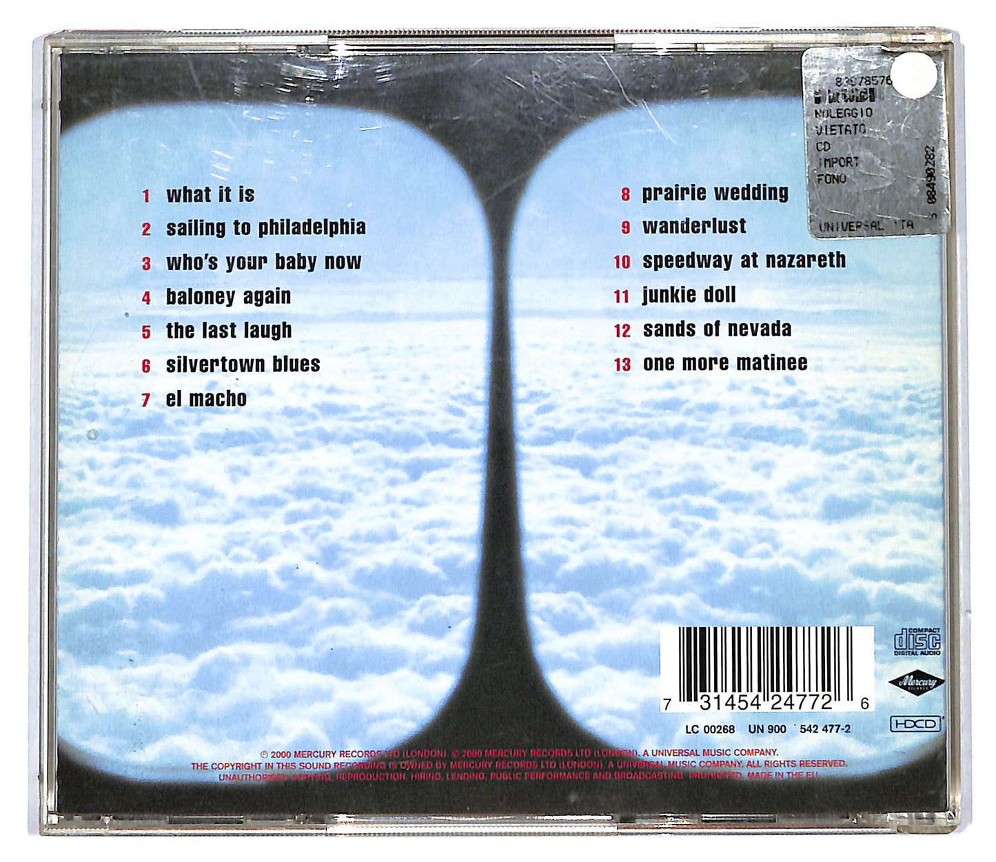 EBOND Mark Knopfler - Sailing To Philadelphia CD CD116155