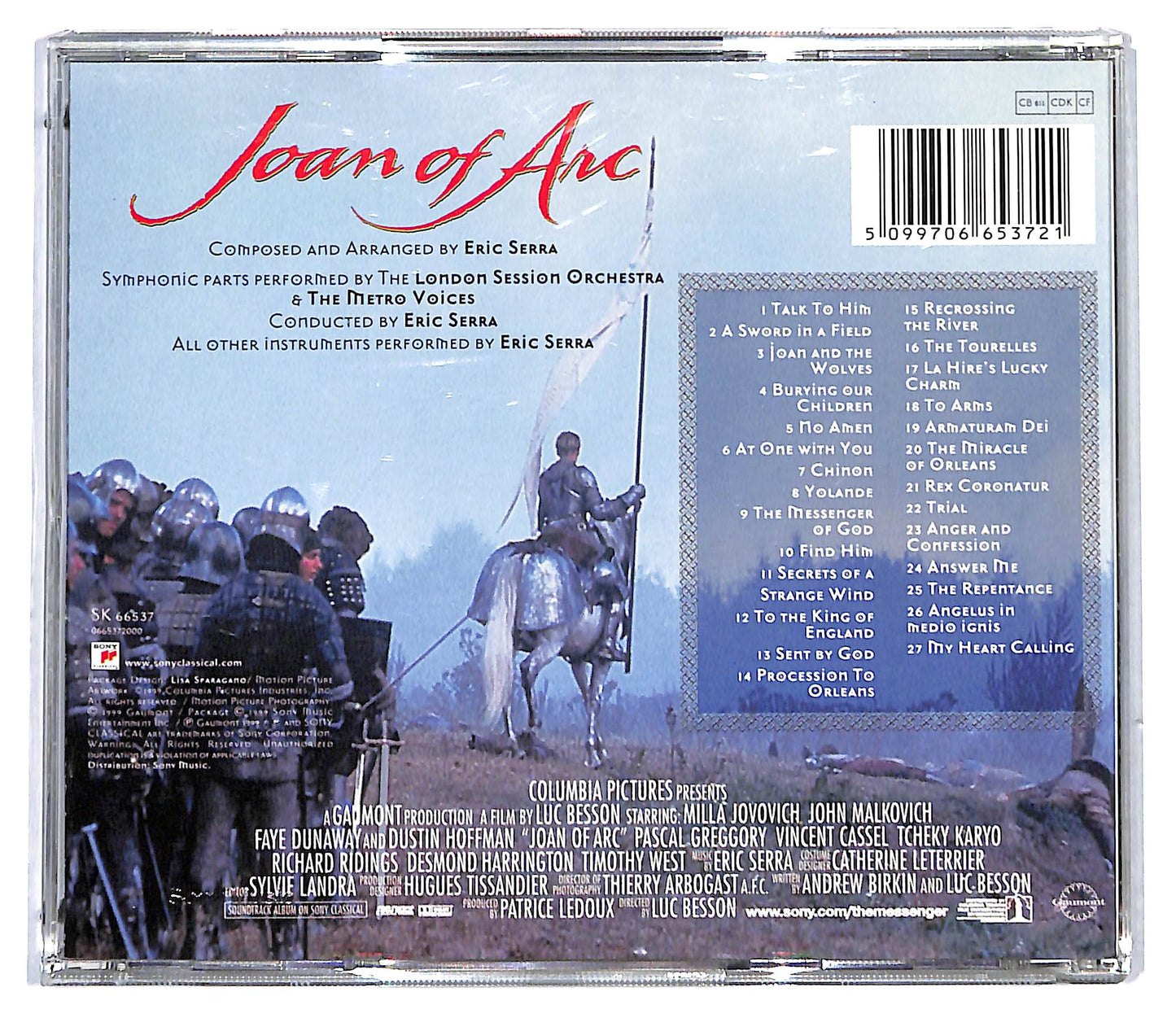 EBOND Eric Serra - Joan Of Arc (Soundtrack) CD CD116209