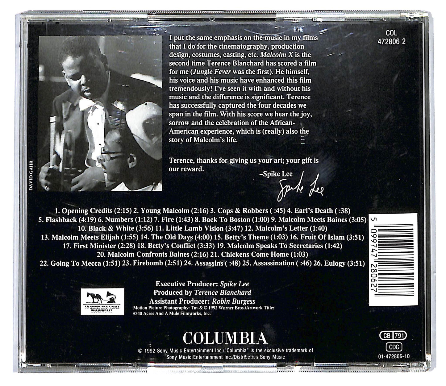 EBOND Terence Blanchard - Malcolm X: Soundtrack CD CD116211