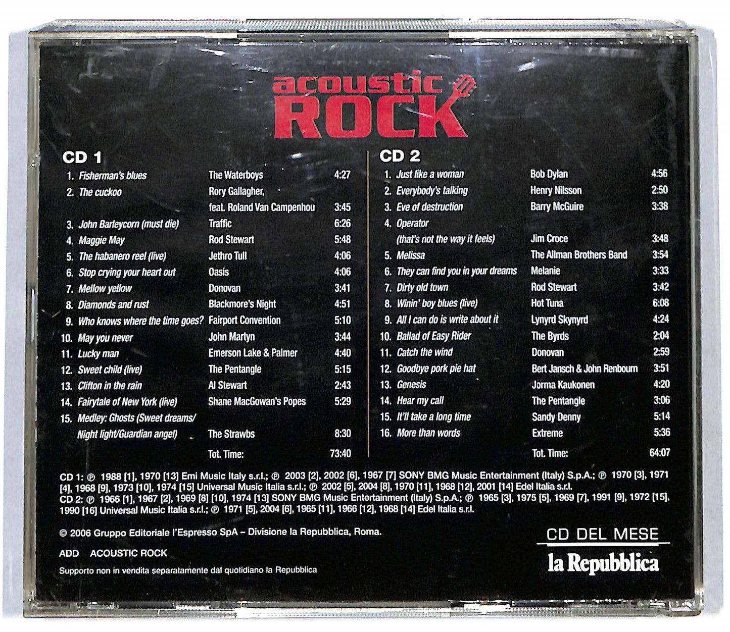 EBOND Various - Acoustic Rock EDITORIALE CD CD116212