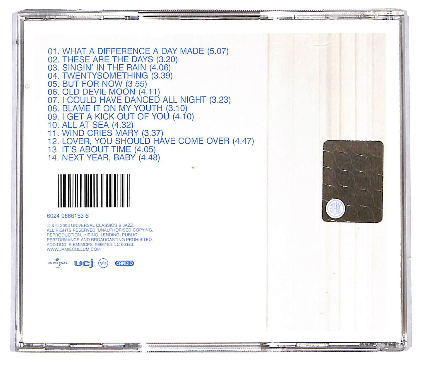 EBOND Jamie Cullum - Twentysomething CD CD116240