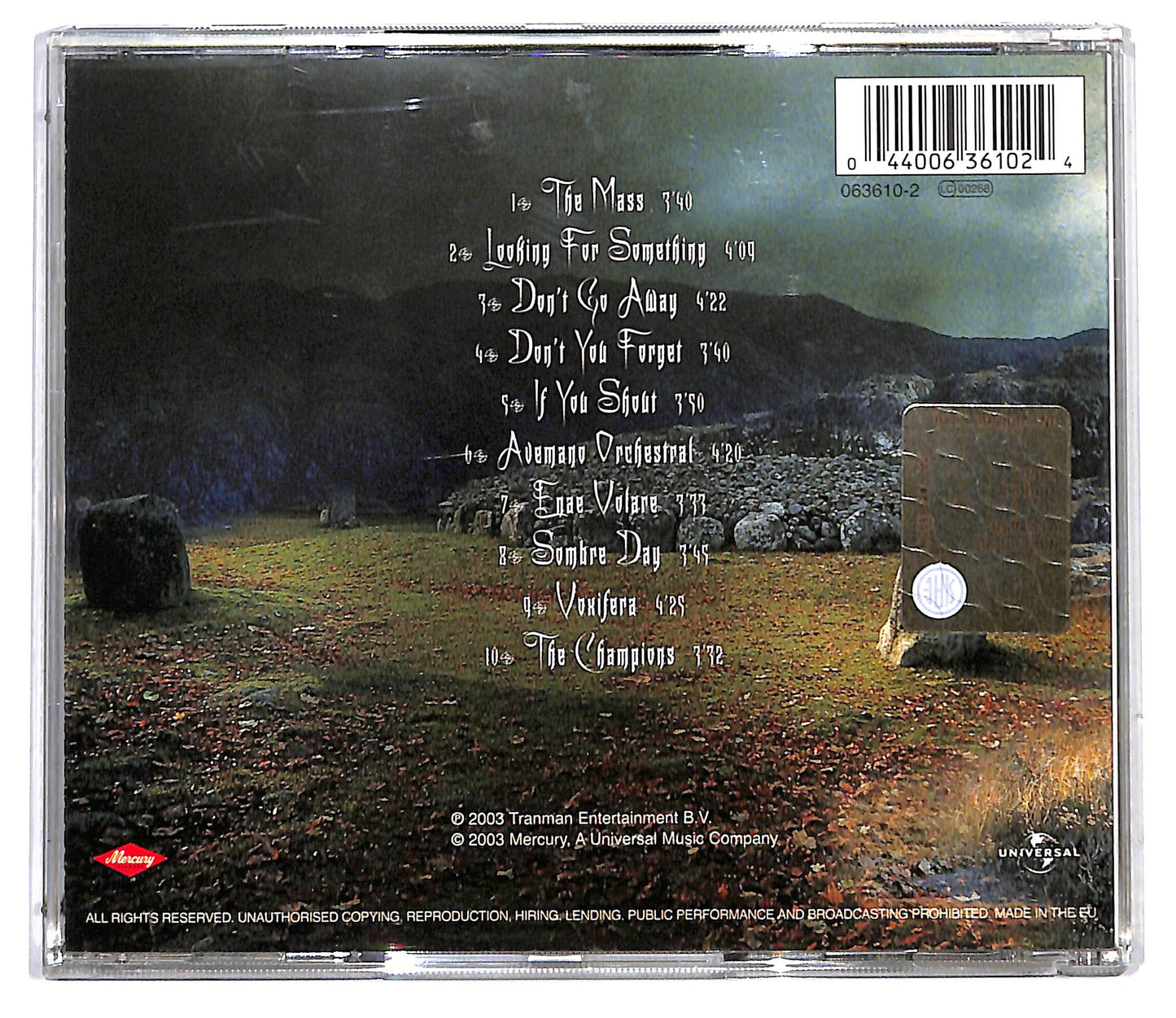 EBOND Era - The Mass CD CD116301