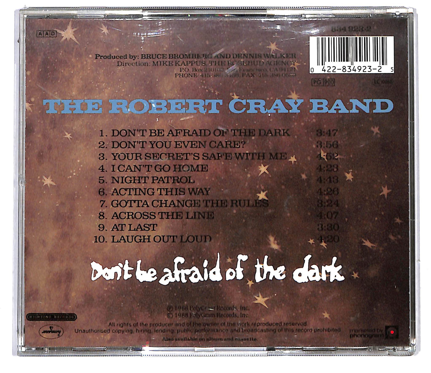 EBOND The Robert Cray Band - Don't Be Afraid Of The Dark CD CD116339