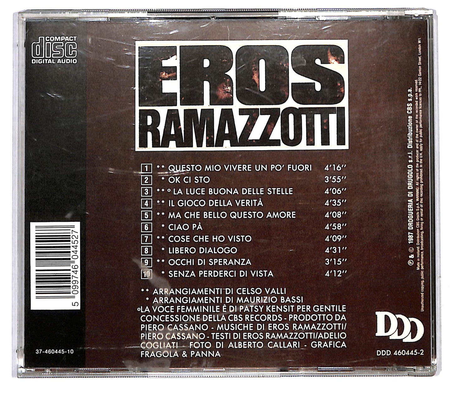 EBOND Eros Ramazzotti - In Certi Momenti CD CD116345