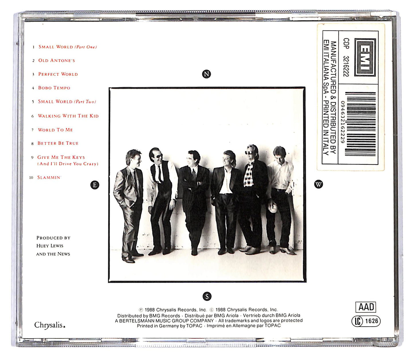 EBOND Huey Lewis & The News - Small World CD CD116352