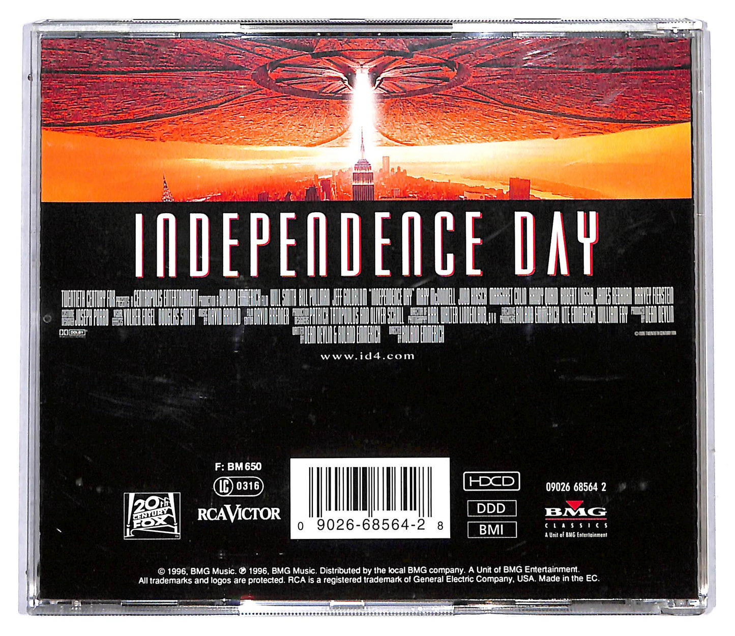 EBOND David Arnold - Independence Day (Soundtrack) CD CD116361