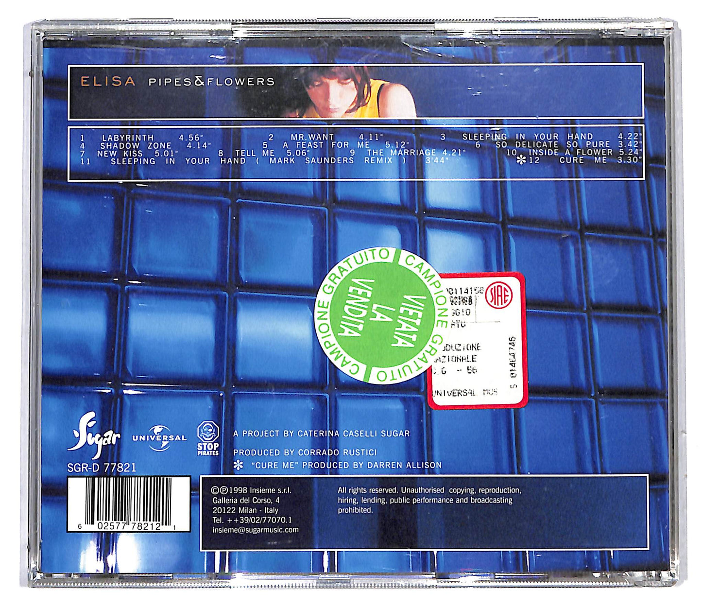 EBOND Elisa - Pipes & Flowers CD CD116408
