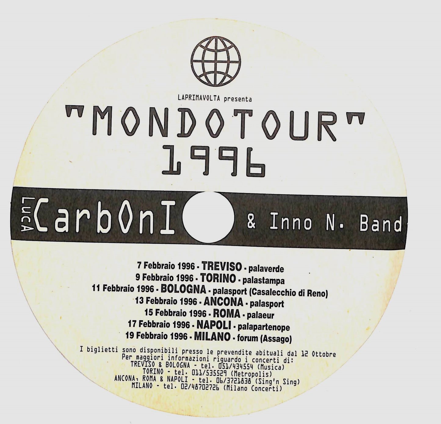 EBOND Luca Carboni - ''Mondo'' CD CD116532