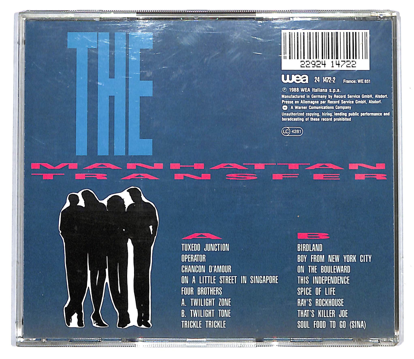 EBOND The Manhattan Transfer - The Best Of CD CD116560