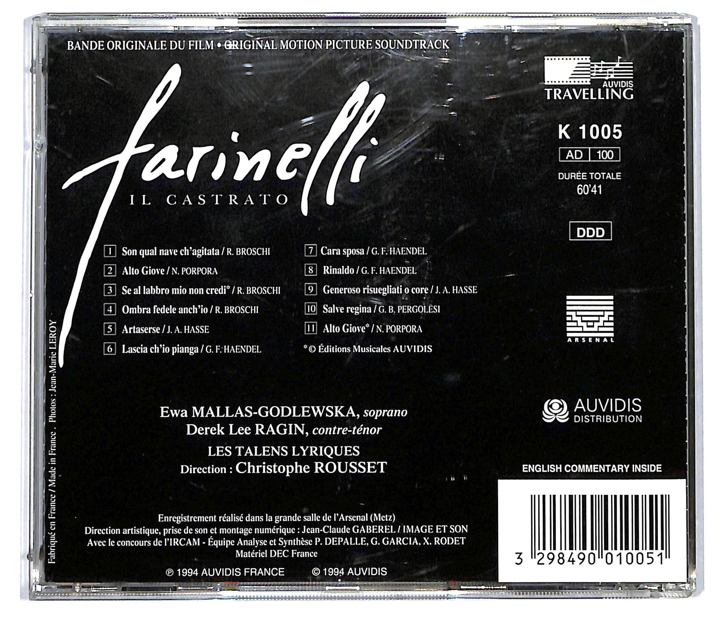 EBOND Christophe Rousset - Farinelli, Il Castrato CD CD116651