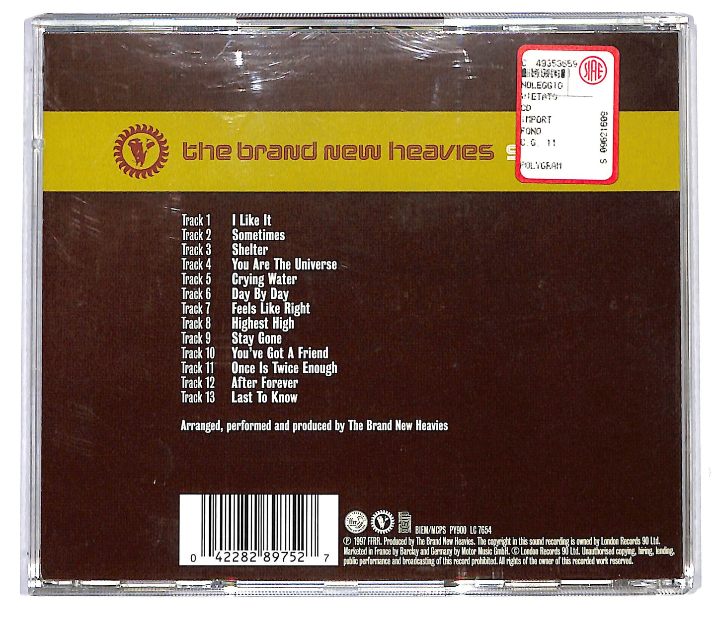 EBOND The Brand New Heavies - Shelter CD CD116750