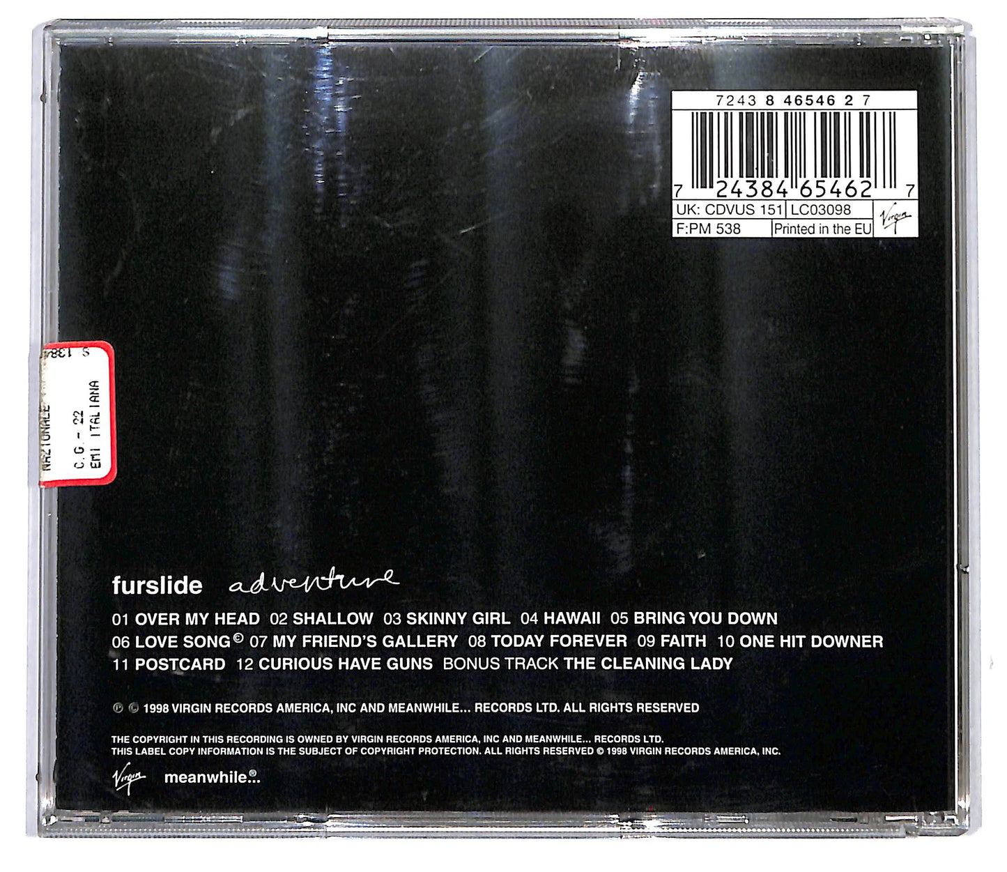 EBOND Furslide - Adventure CD CD116760